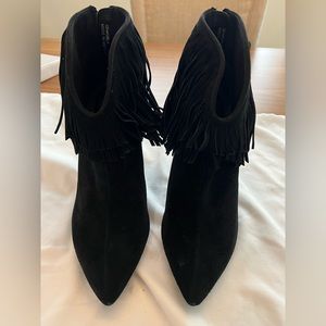 BRAND NEW Topshop fringed stiletto ankle boots